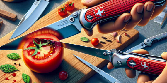 Noże Victorinox w kuchni zawodowej.
