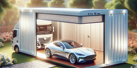 Mobil garázs 3x5: Kényelmes és biztonságos parkolási lehetőség a járművek számára